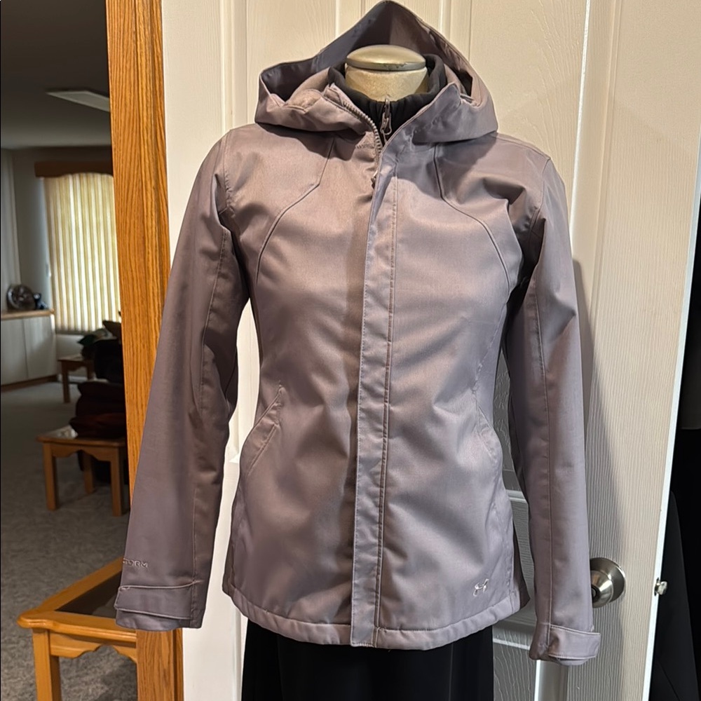 Women's Hooded Jacket in mauve